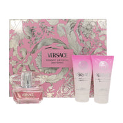 Versace Bright Crystal Gift Set for Women â€” 3pc set Style 1 Box