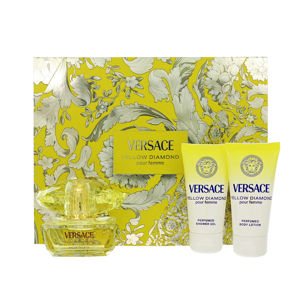 Versace Yellow Diamond Gift Set for Women â€” 3pc set