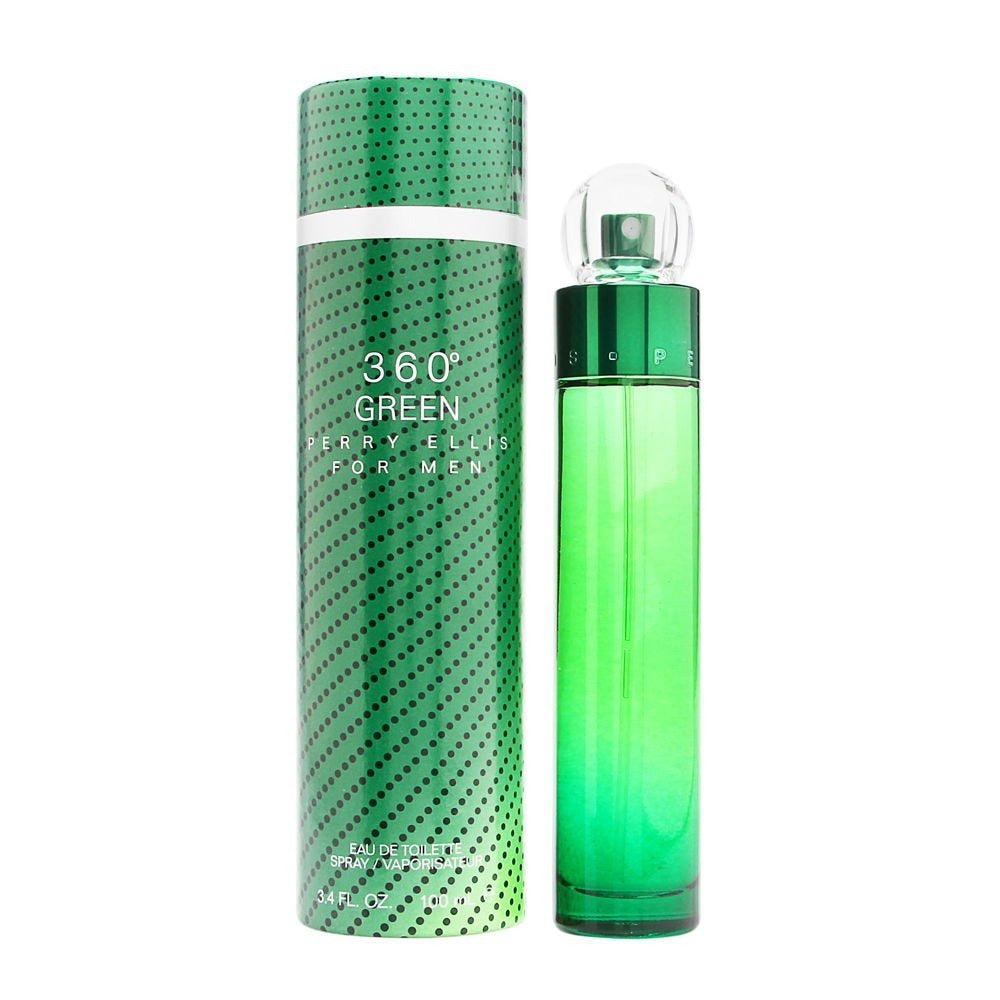 Perry Ellis 360 Green Eau de Toilette for Men â€” 3.4 oz