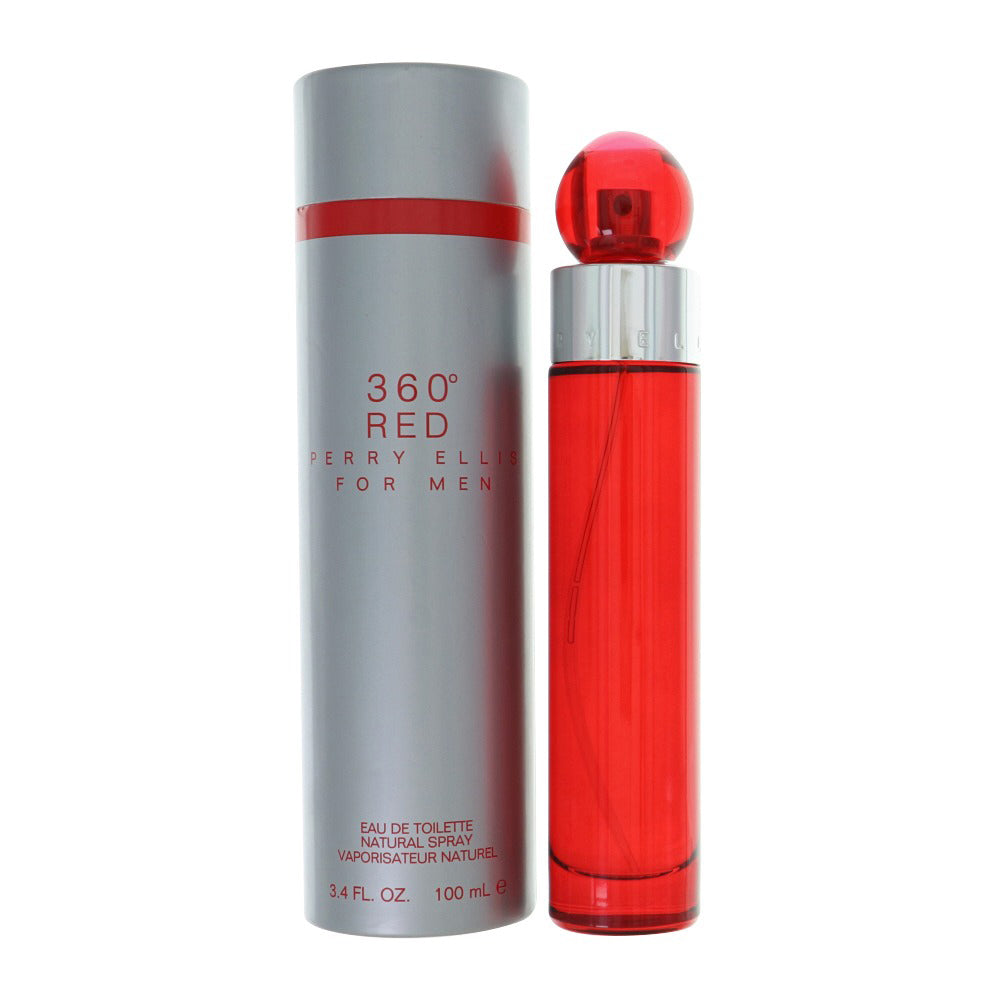 Perry Ellis 360 Red Eau de Toilette for Men â€” 3.4 oz
