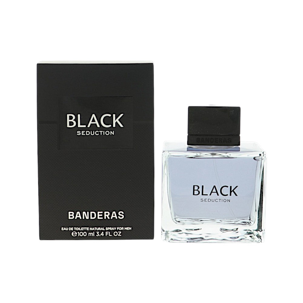 Antonio Banderas Black Seduction Eau de Toilette for Men â€” 3.4 oz