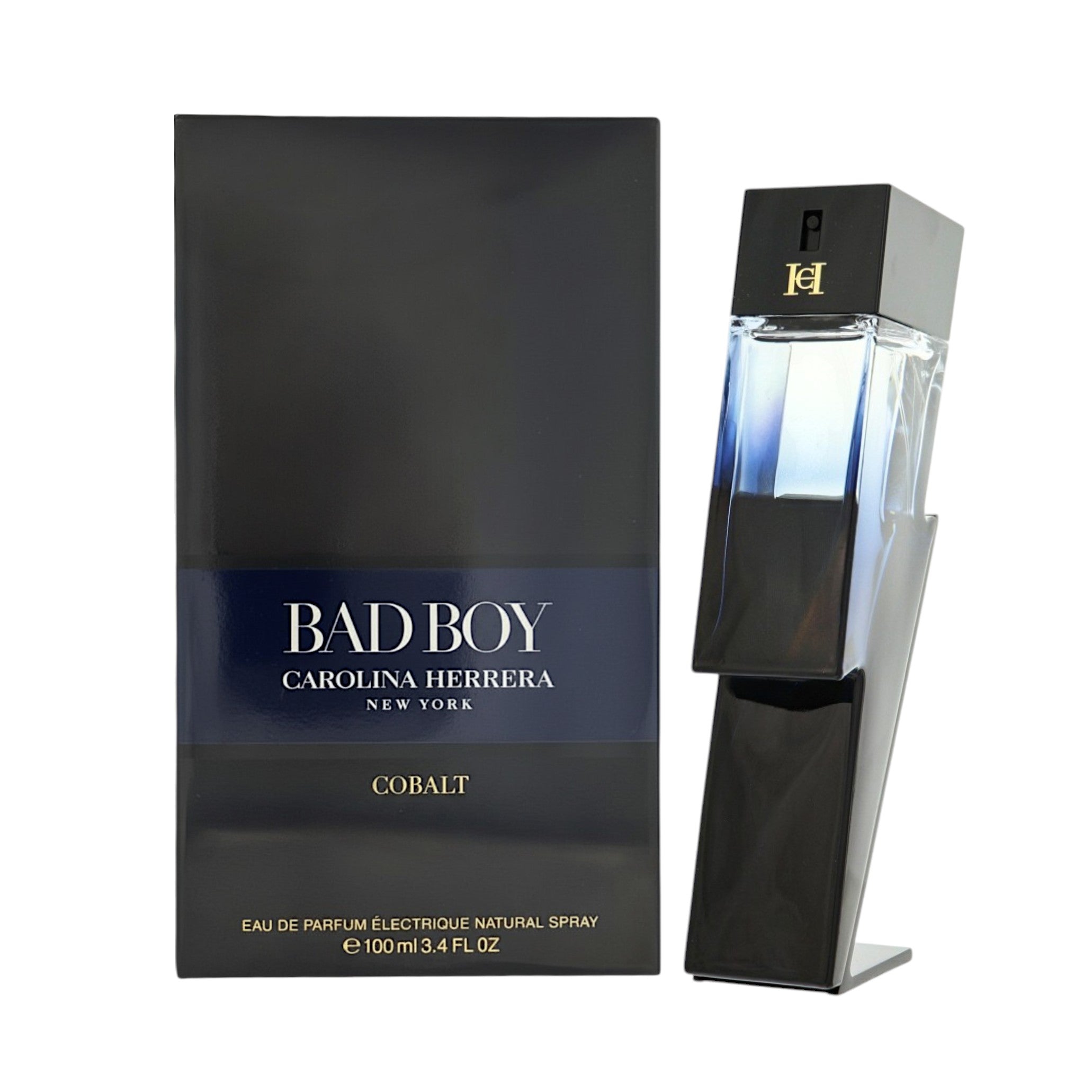Carolina Herrera Bad Boy Cobalt Eau de Parfum Ã‰lectrique for Men â€” 3.4 oz