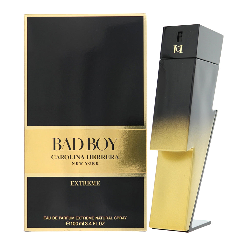 Carolina Herrera Bad Boy Extreme Eau de Parfum for Men â€” 3.4 oz