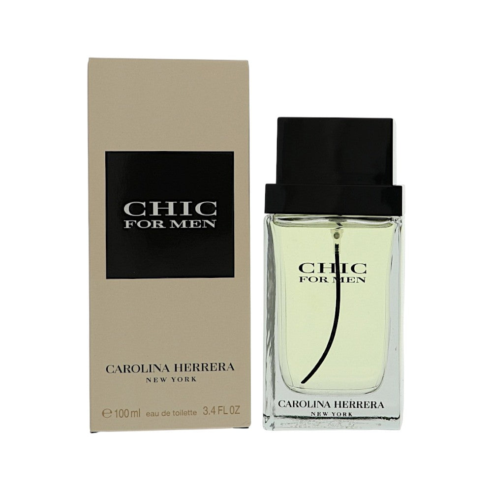 Carolina Herrera Chic Eau de Toilette for Men â€” 3.4 oz