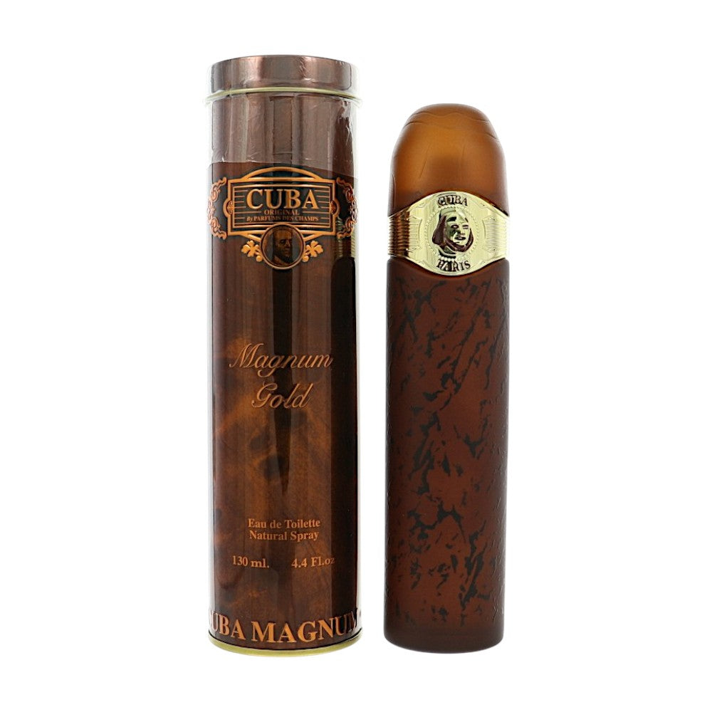 Cuba Gold Magnum Eau de Toilette for Men â€” 4.4 oz