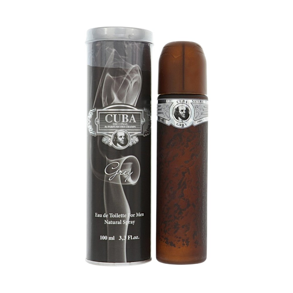 Cuba Grey Eau de Toilette for Men â€” 3.3 oz