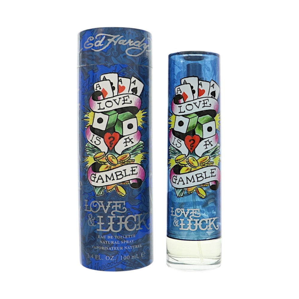 Christian Audigier Ed Hardy Love & Luck Eau de Toilette for Men â€” 3.4 oz