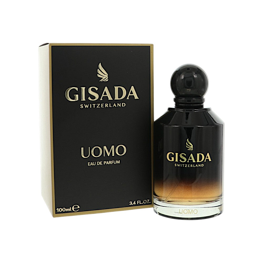 Gisada Uomo Black Eau de Parfum for Men â€” 3.4 oz