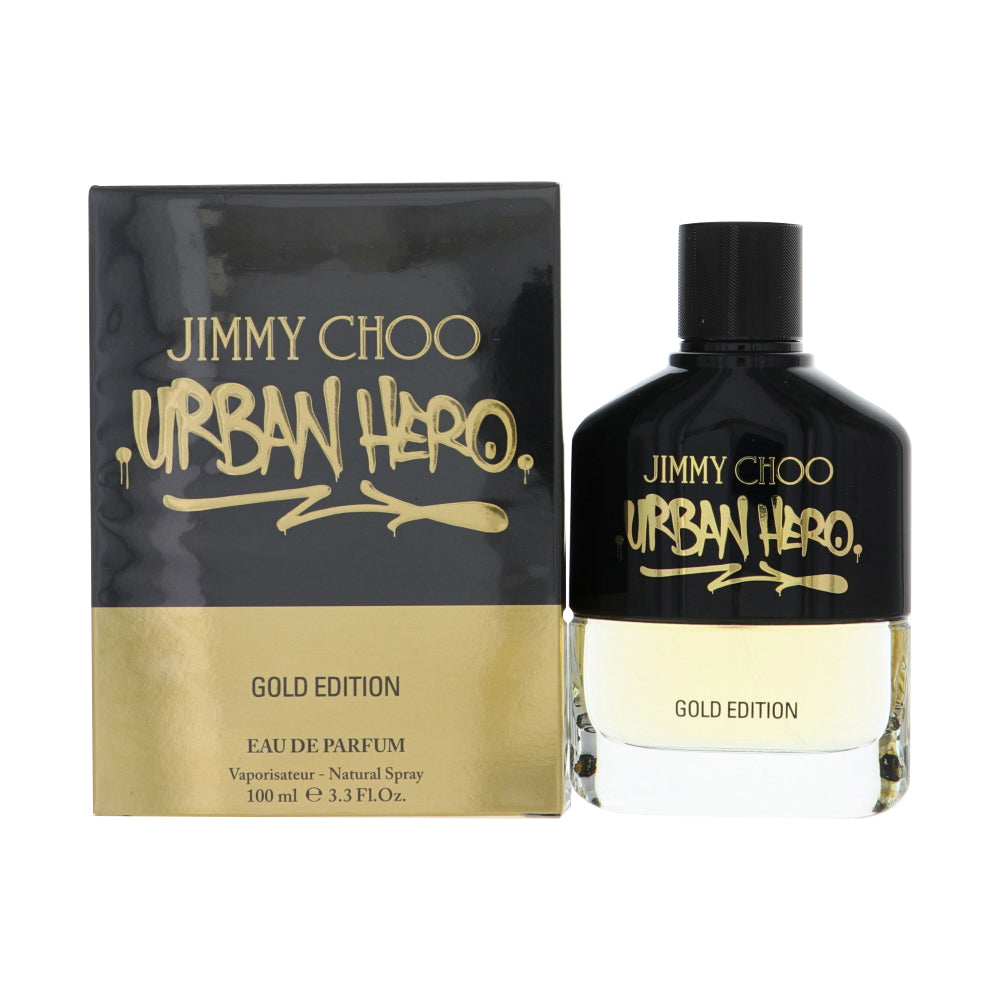 Jimmy Choo Urban Hero Gold Eau de Parfum for Men â€” 3.3 oz