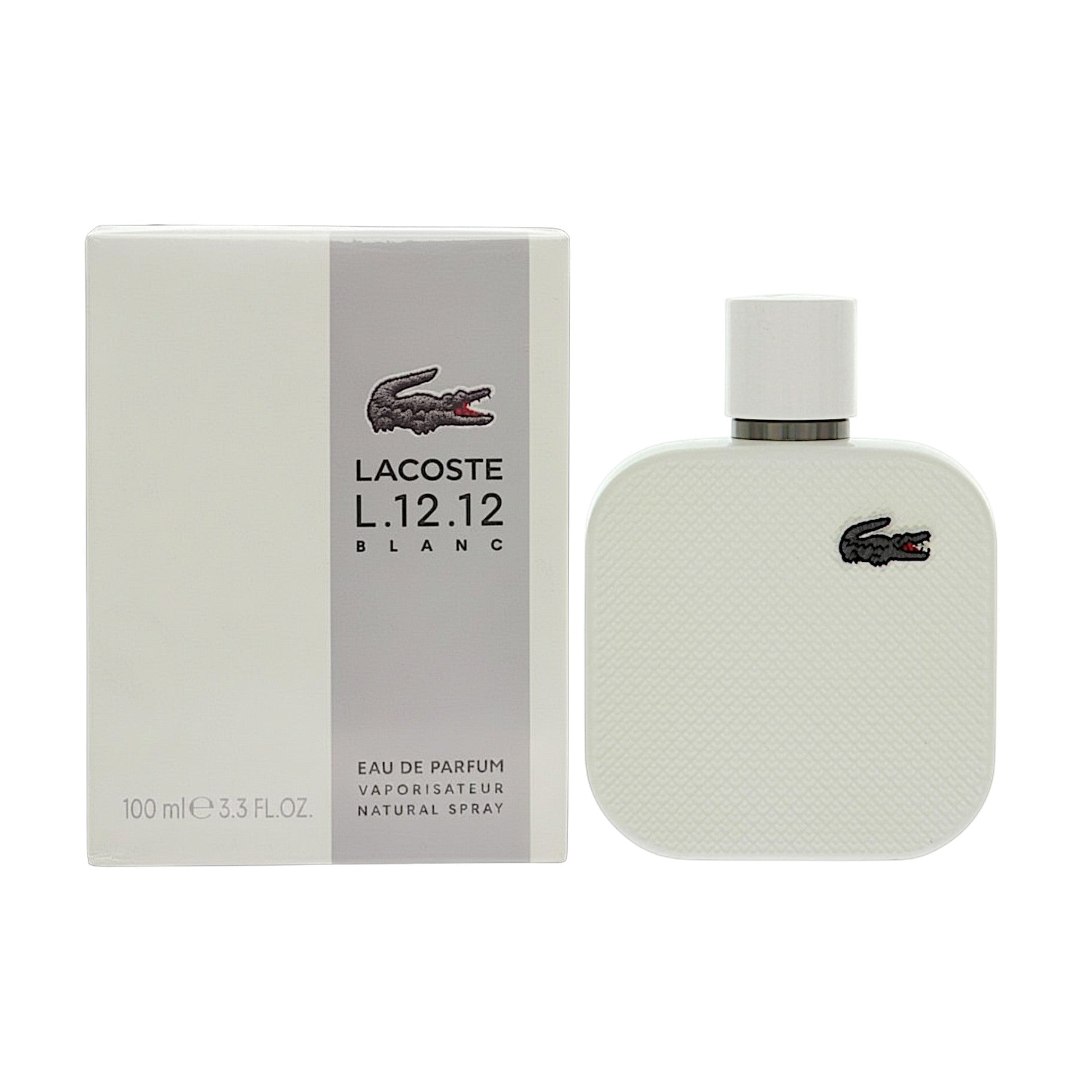 Lacoste L.12.12 Blanc Eau de Parfum for Men â€” 3.3 oz