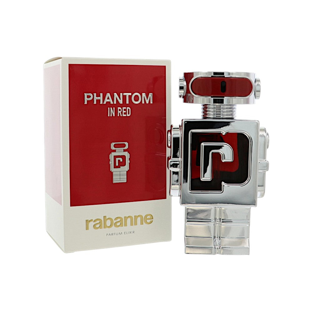 Paco Rabanne Phantom In Red Elixir Parfum for Men â€” 3.4 oz