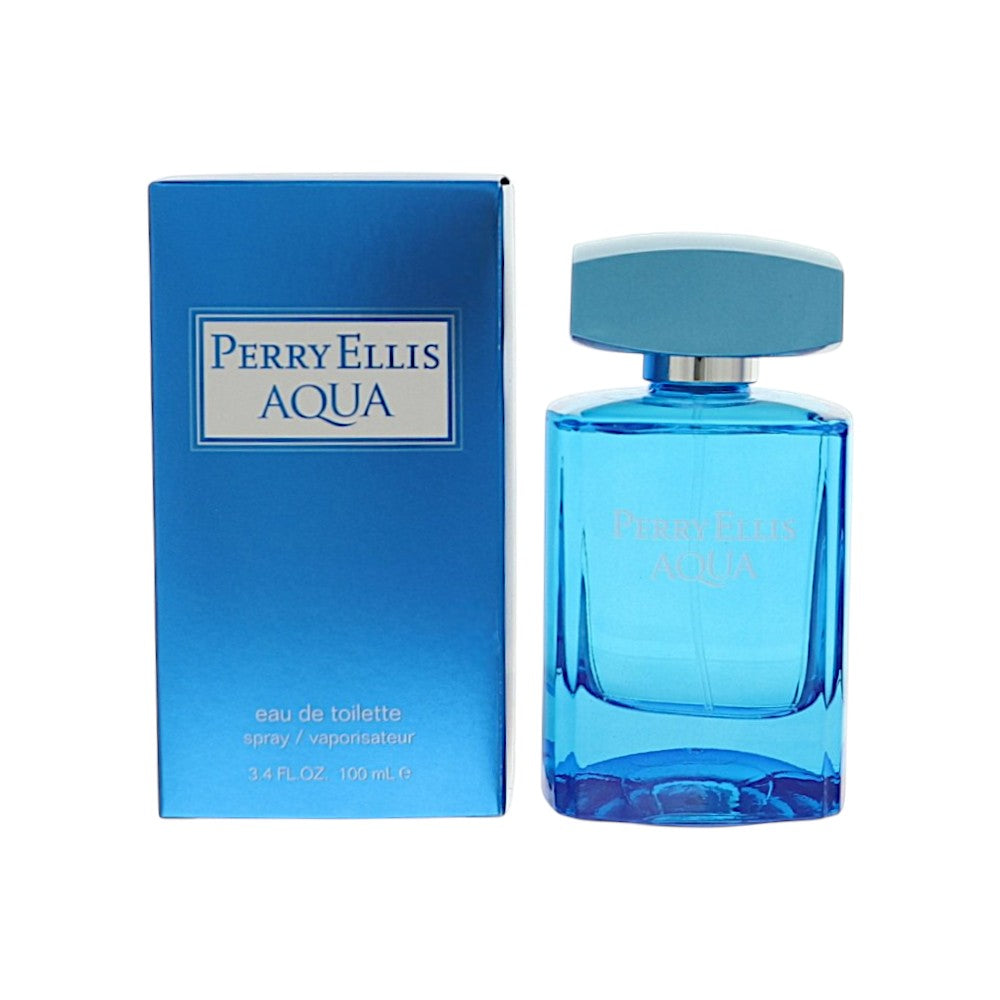 Perry Ellis Aqua Eau de Toilette for Men â€” 3.4 oz
