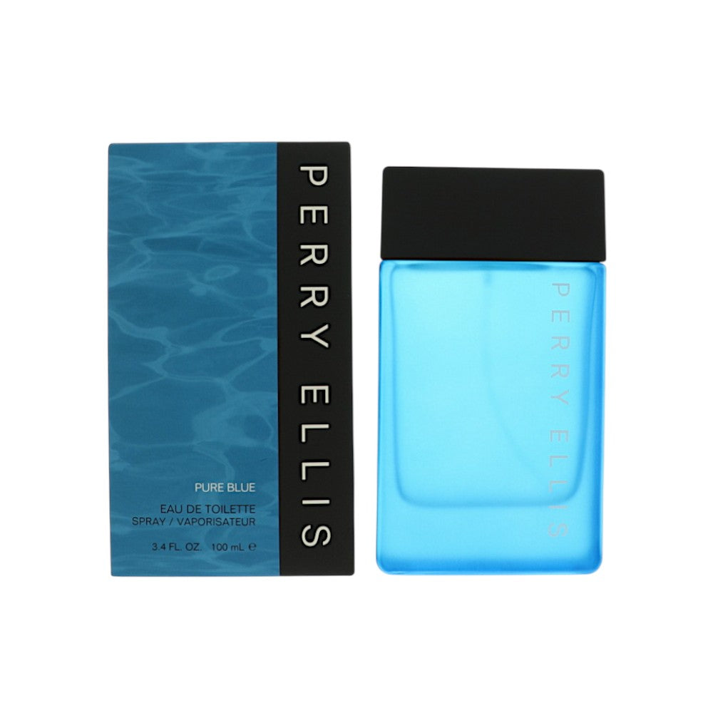 Perry Ellis Pure Blue Eau de Toilette for Men â€” 3.4 oz