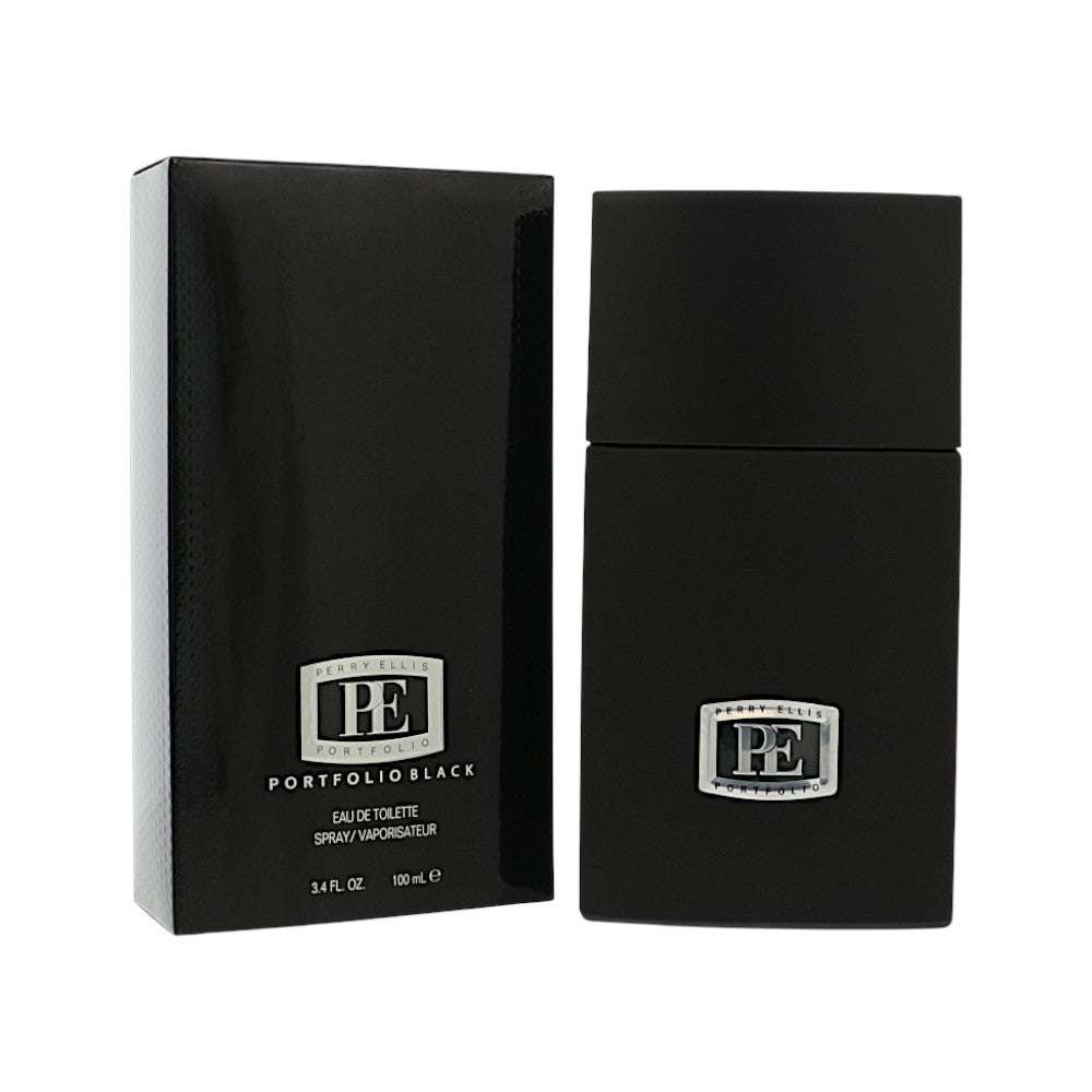 Perry Ellis Portfolio Black Eau de Toilette for Men â€” 3.4 oz