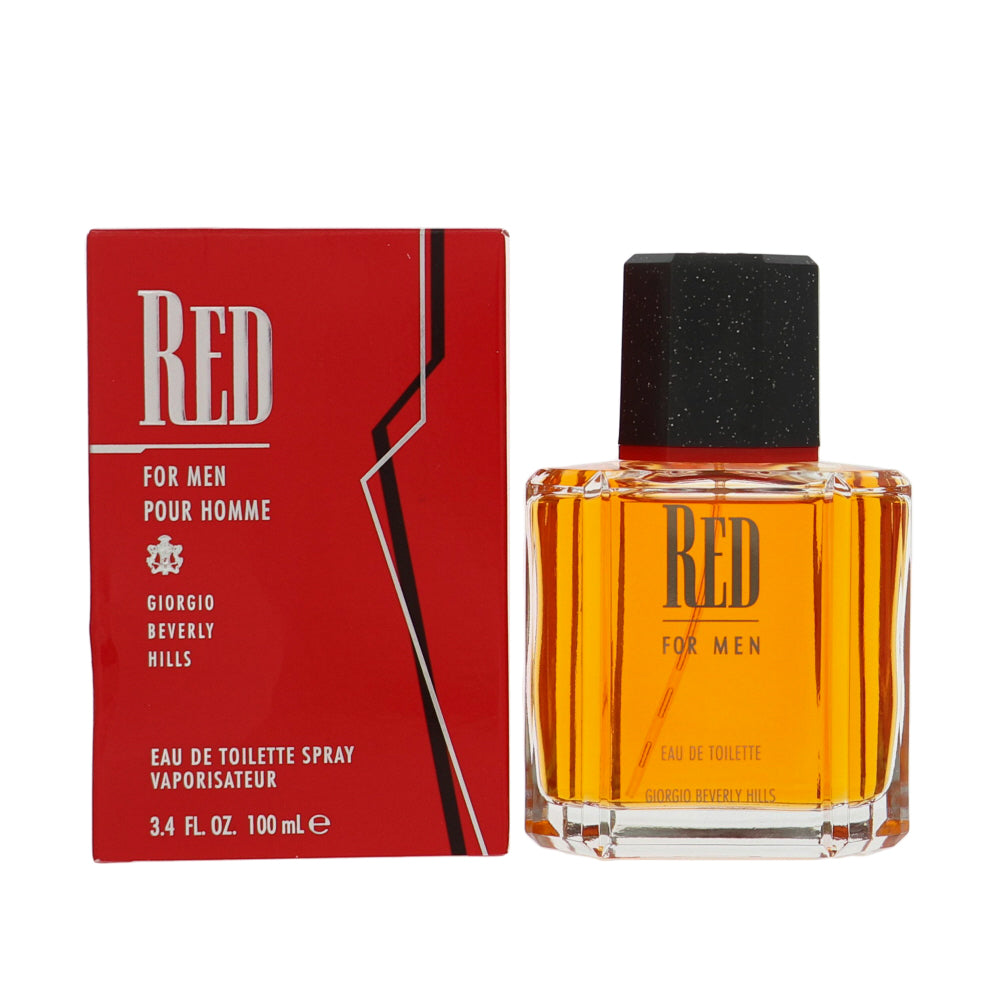 Giorgio Beverly Hills Red Eau de Toilette for Men â€” 3.4 oz