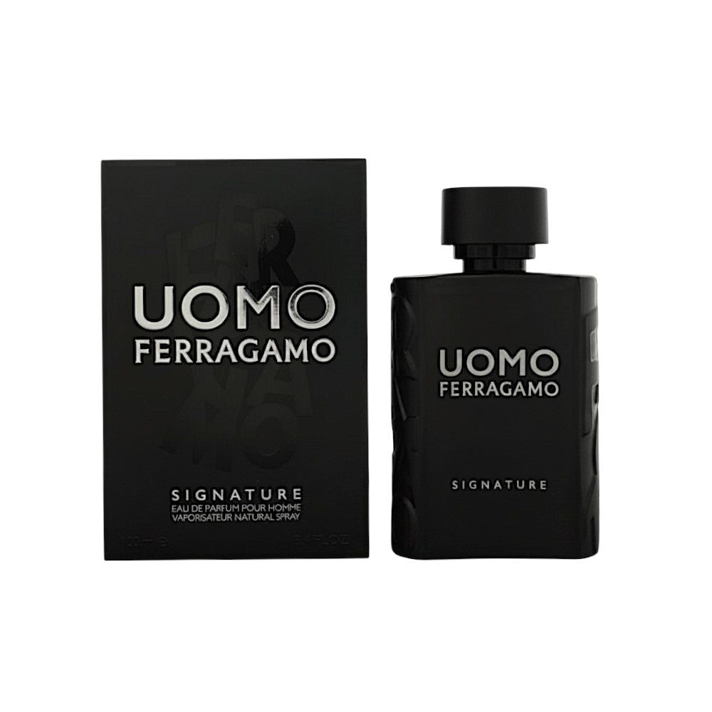 Salvatore Ferragamo Uomo Signature Eau de Parfum for Men â€” 3.4 oz