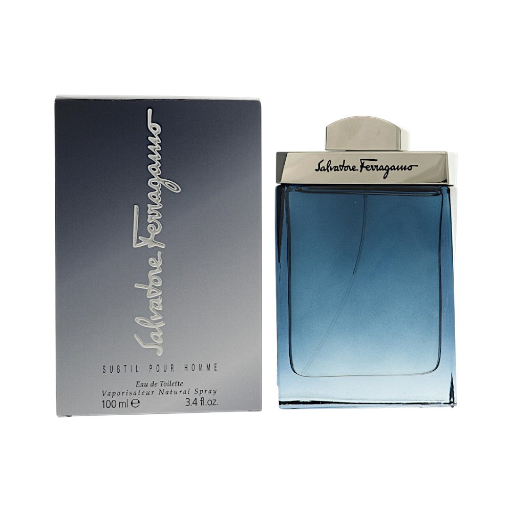 Salvatore Ferragamo Subtil Eau de Toilette for Men â€” 3.4 oz