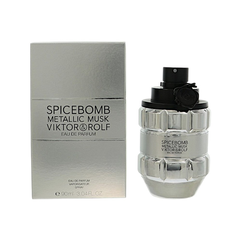 Viktor & Rolf Spicebomb Metallic Musk Eau de Parfum for Men â€” 3.04 oz