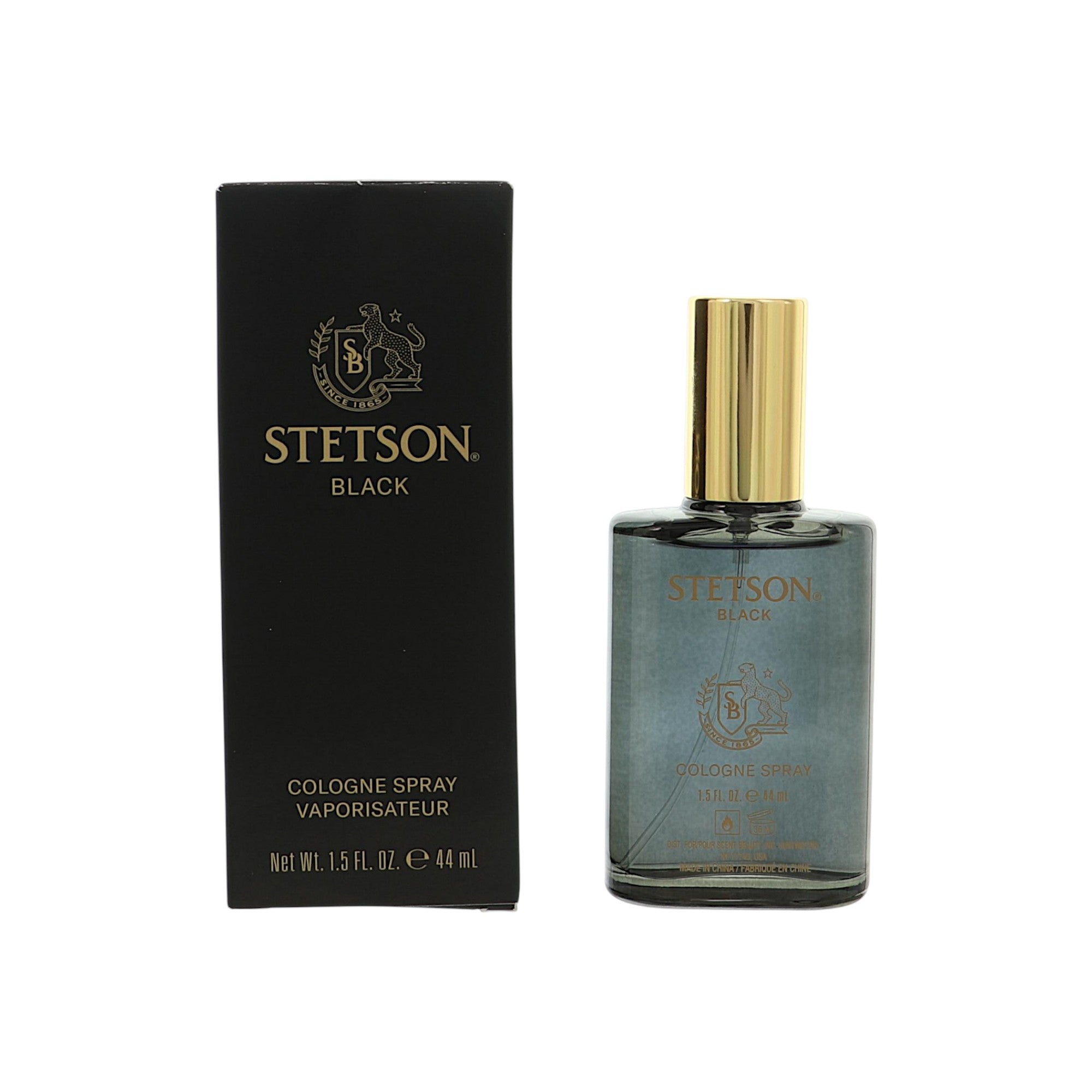Coty Stetson Black for Men â€” 1.5 oz
