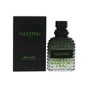 Valentino Born In Roma Green Stravaganza Eau de Toilette for Men â€” 1.7 oz