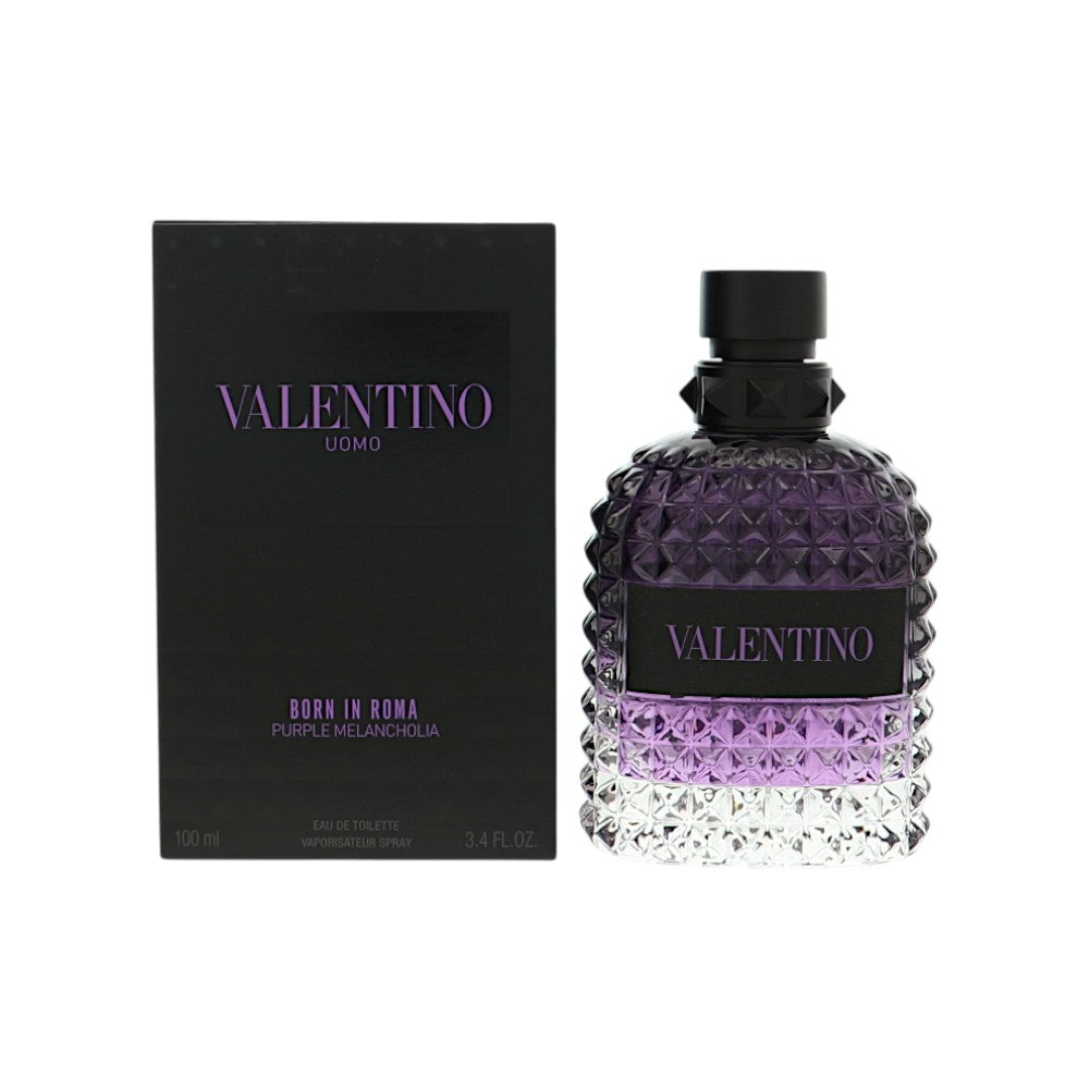 Valentino Born In Roma Purple Melancholia Eau de Toilette for Men â€” 3.4 oz