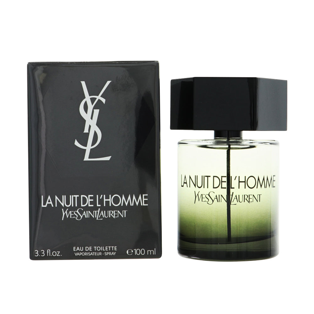Yves Saint Laurent La Nuit De Lhomme Eau de Toilette for Men â€” 3.3 oz