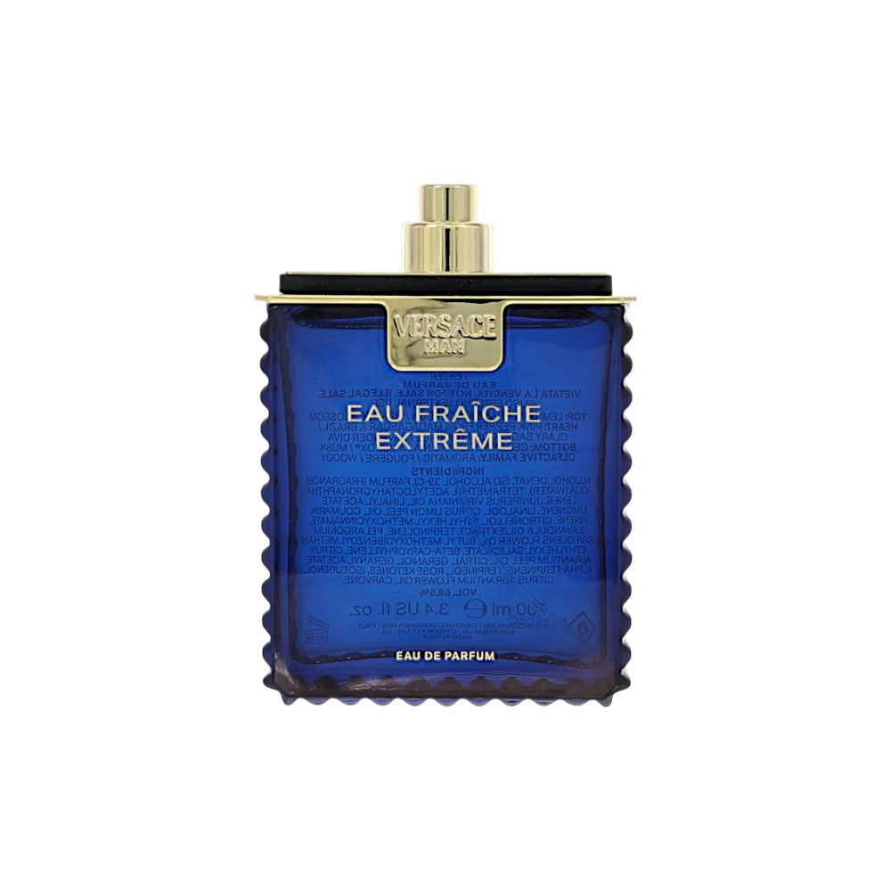 Versace Man Eau Fraiche Extreme Eau de Parfum for Men â€” Tester 3.4 oz