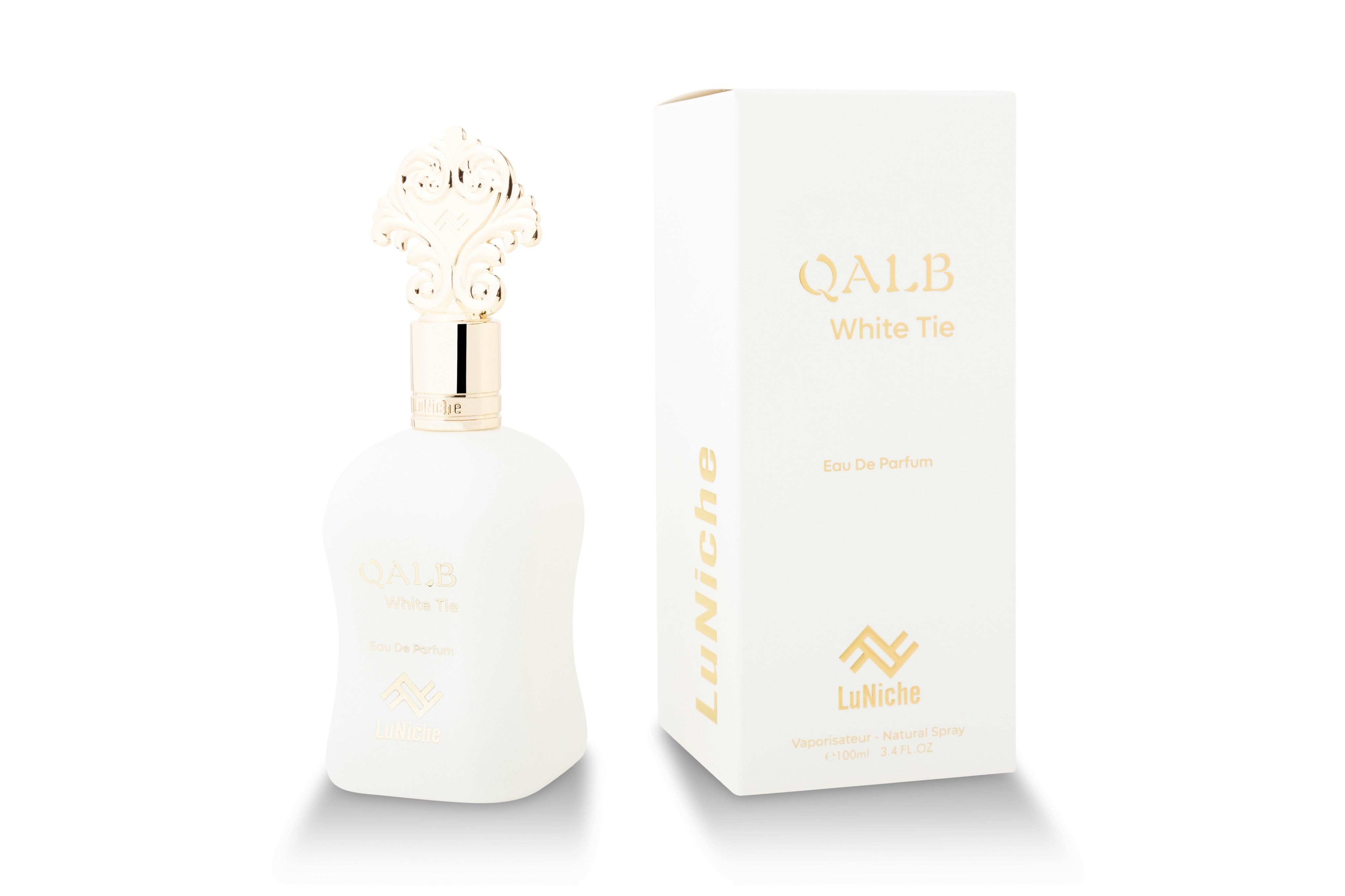 Luniche Qalb White Tie Eau de Parfum â€” Unisex â€” 3.4 oz