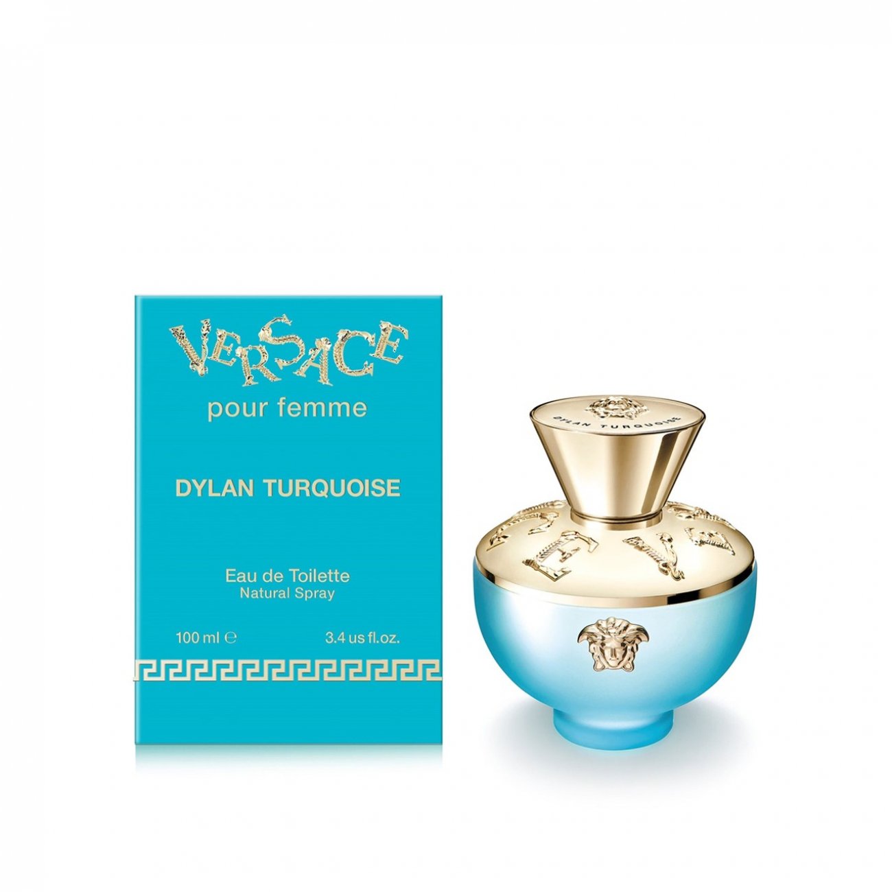 Versace Dylan Turquoise Eau de Toilette for Women â€” 3.4 oz