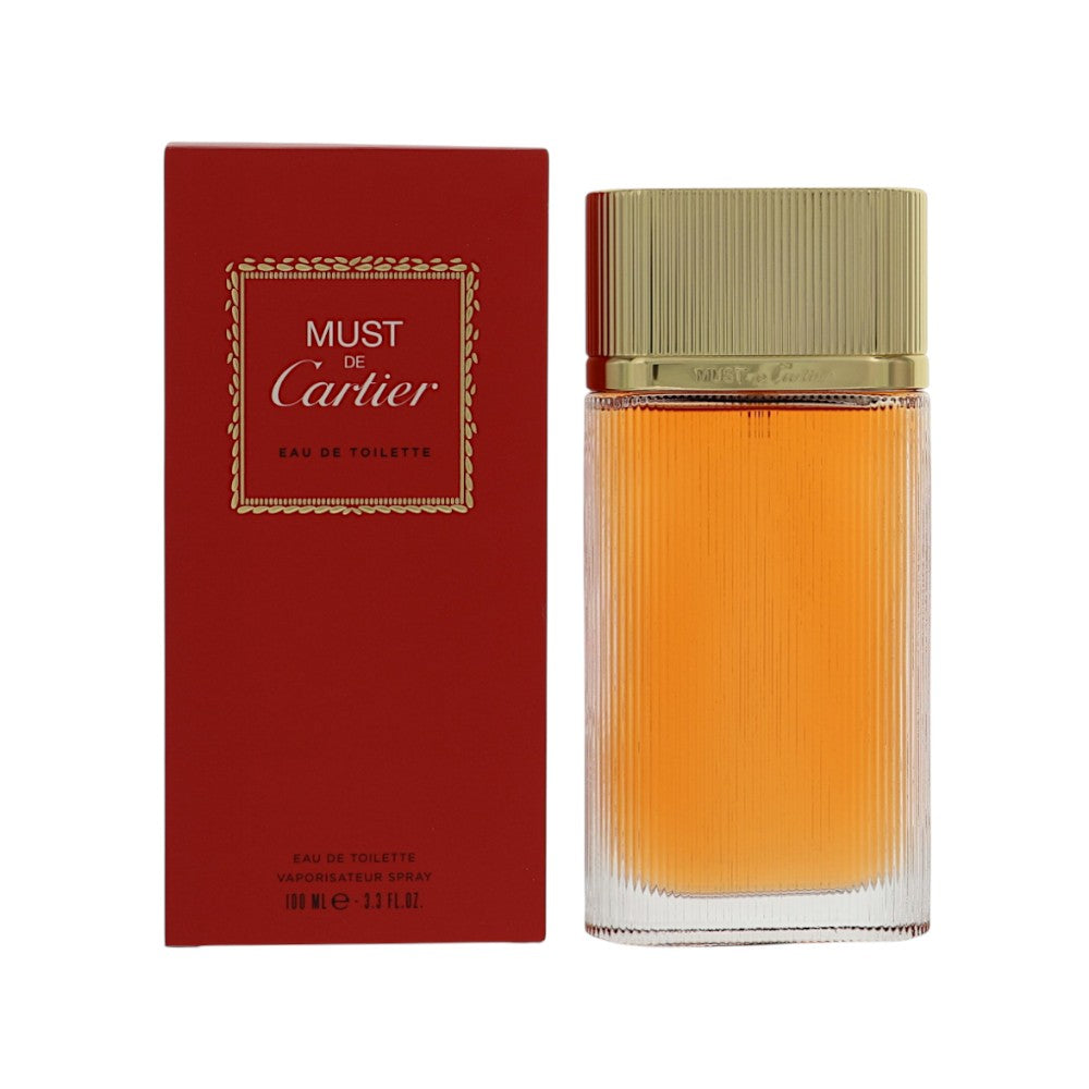 Cartier Must De Cartier Eau de Toilette for Women â€” 3.3 oz
