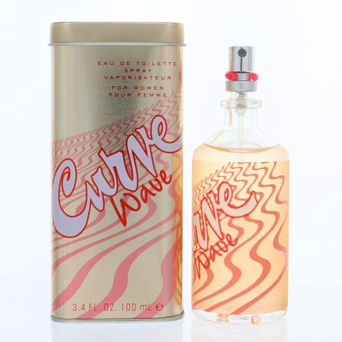 Liz Claiborne Curve Wave Eau de Toilette for Women â€” 3.4 oz