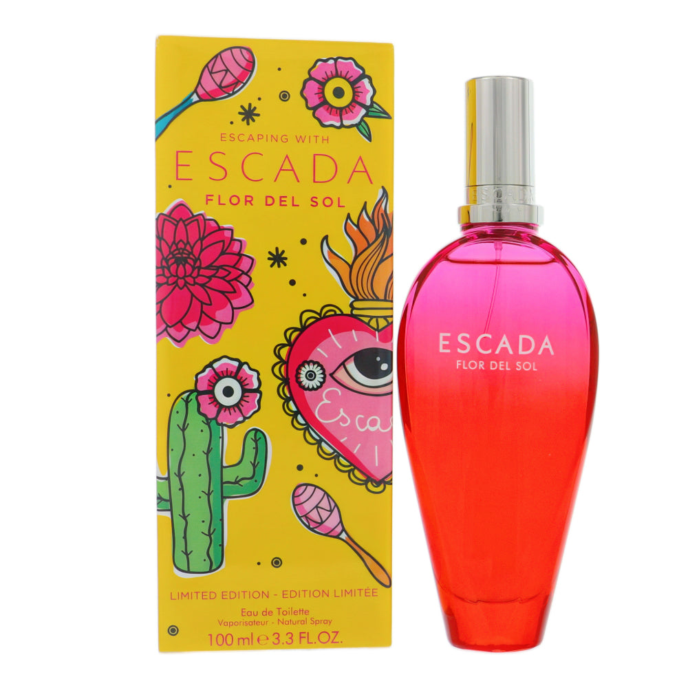 Escada Flor Del Sol Eau de Toilette for Women â€” 3.3 oz