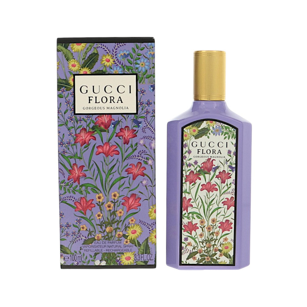 Gucci Flora Gorgeous Magnolia Eau de Parfum for Women â€” 3.3 oz