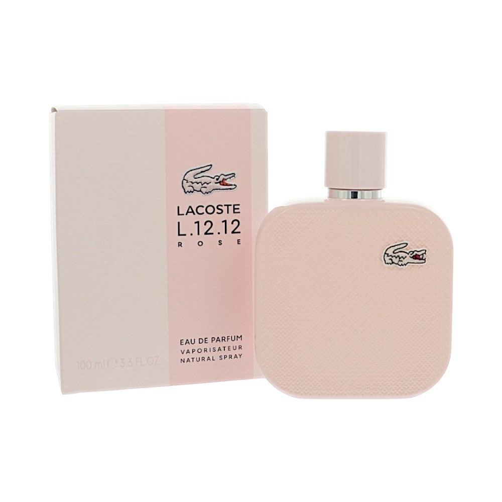 Lacoste L.12.12 Rose Eau de Parfum for Women â€” 3.3 oz