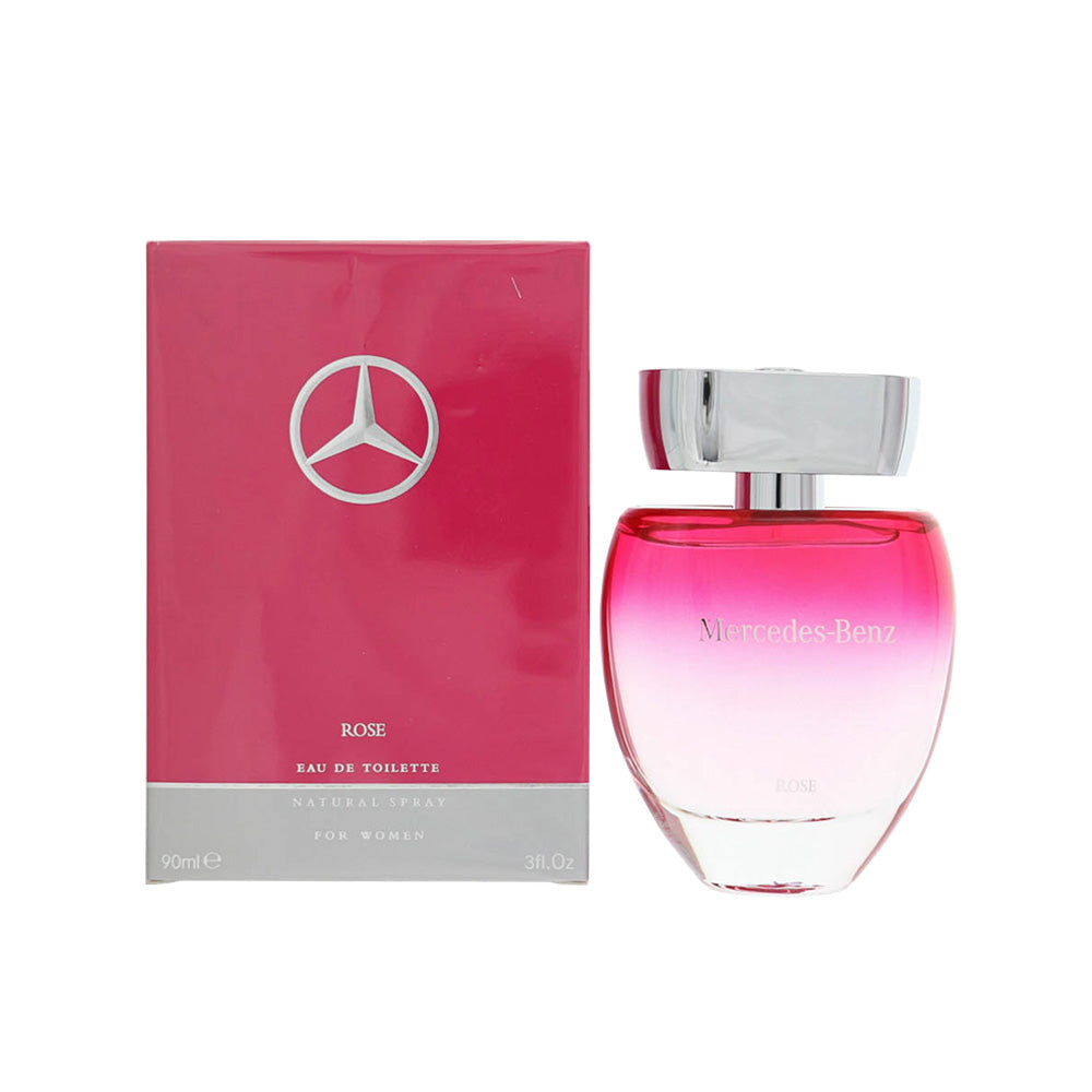 Mercedes Benz Rose Eau de Toilette for Women â€” 3 oz