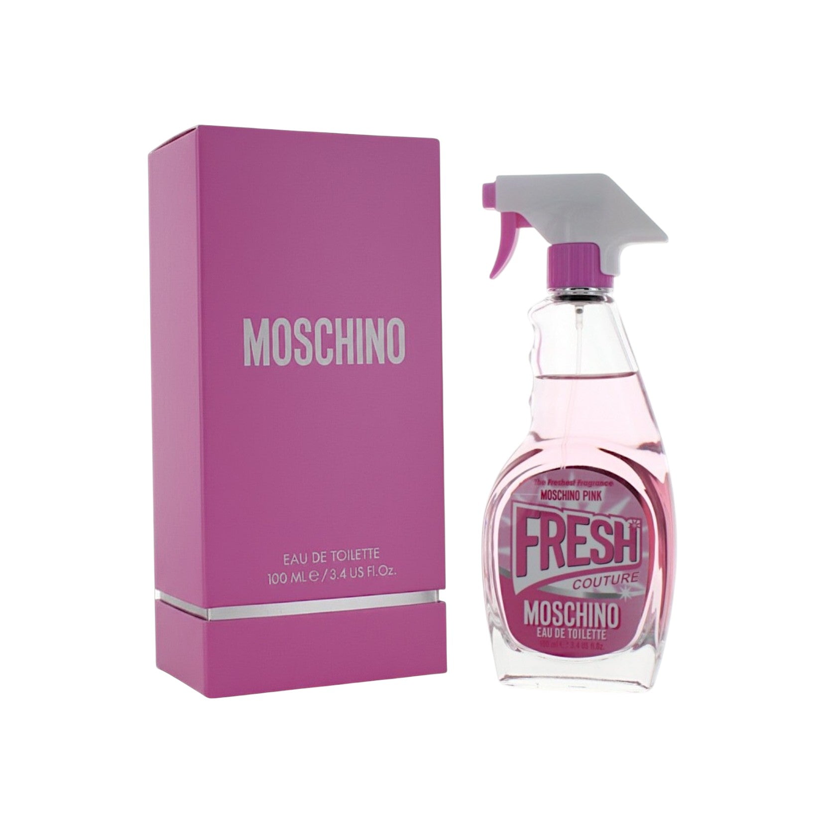 Moschino Pink Fresh Couture Eau de Toilette for Women â€” 3.4 oz