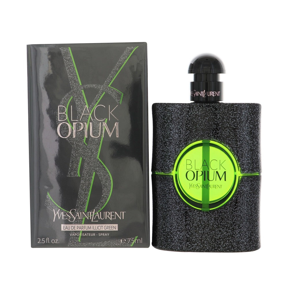 Yves Saint Laurent Black Opium Illicit Green Eau de Parfum for Women â€” 2.5 oz