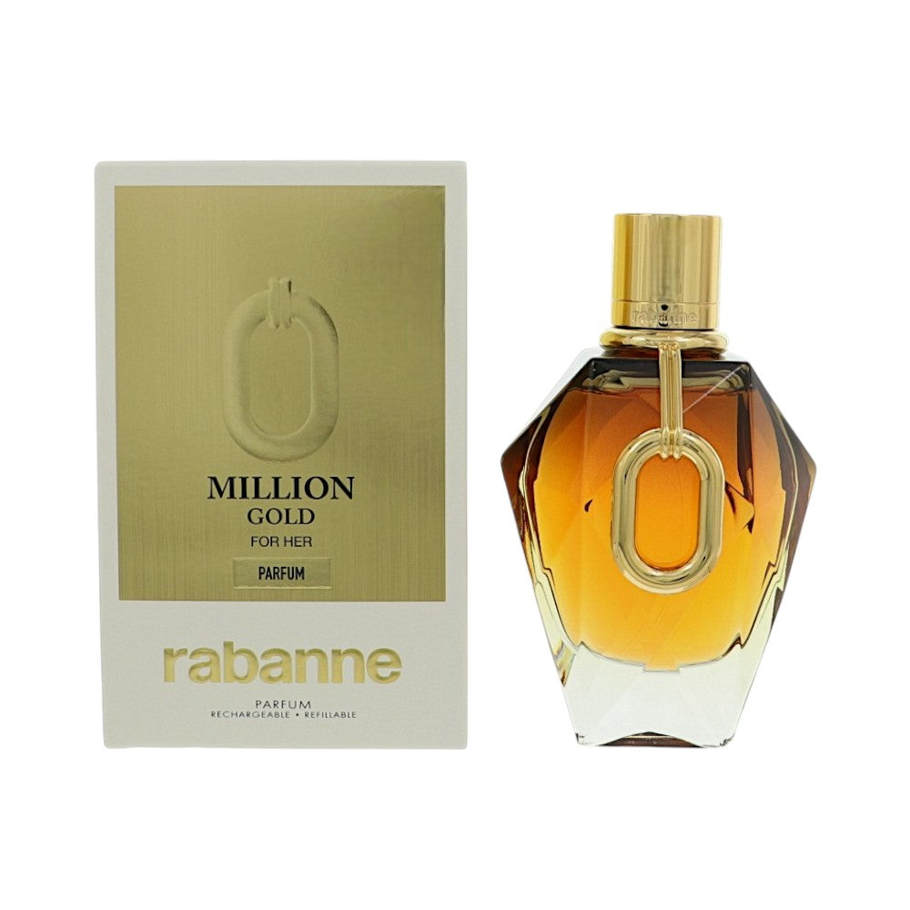 Paco Rabanne Million Gold For Her Parfum for Women â€” 3 oz