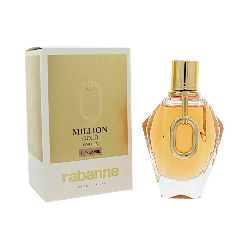 Paco Rabanne Million Gold Pure Jasmine Eau de Parfum for Women â€” 3 oz