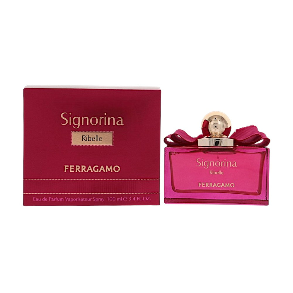 Salvatore Ferragamo Signorina Ribelle Eau de Parfum for Women â€” 3.4 oz