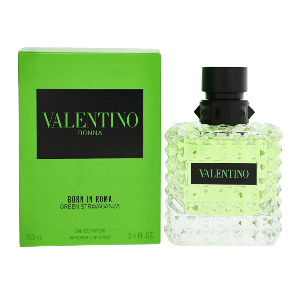 Valentino Born In Roma Green Stravaganza Eau de Parfum for Women â€” 3.4 oz
