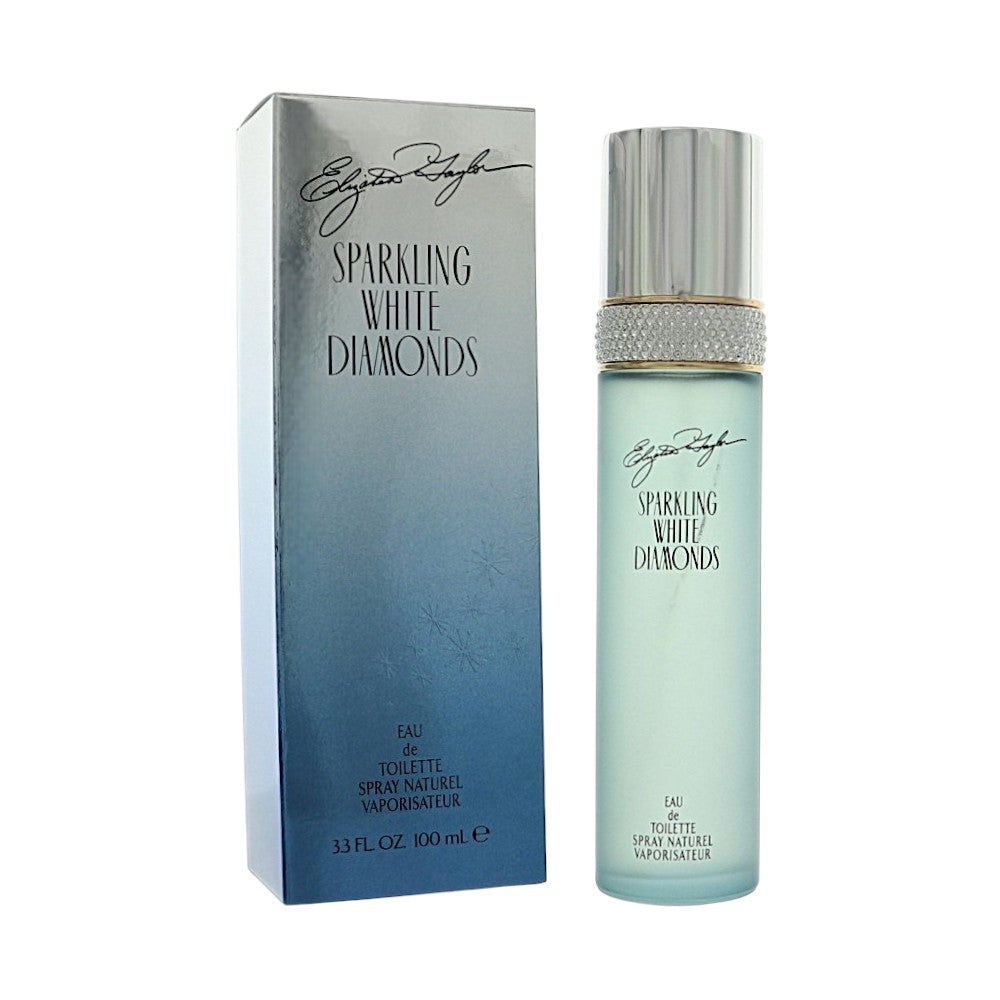Elizabeth Taylor White Diamonds Sparkling Eau de Toilette for Women â€” 3.3 oz