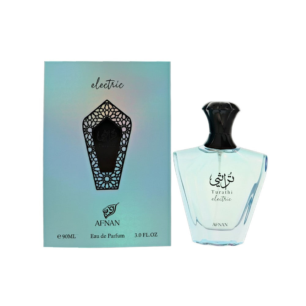 Afnan Turathi Electric Eau de Parfum for Men â€” 3 oz