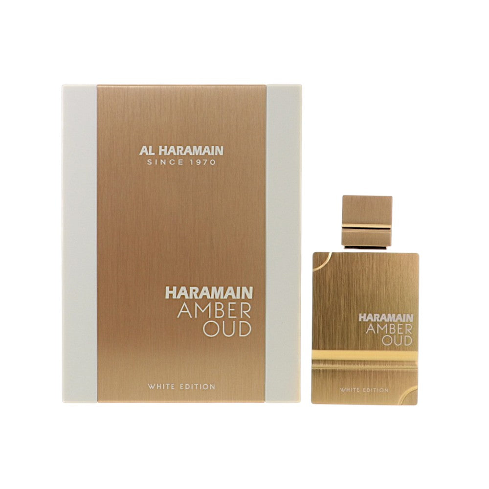 Al Haramain Amber Oud White Edition Eau de Parfum for Men â€” 2 oz
