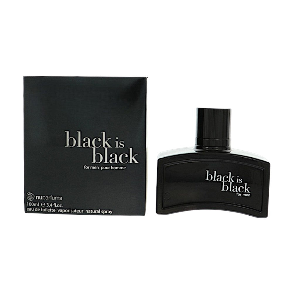 Nuparfums Black Is Black Eau de Toilette for Men â€” 3.4 oz