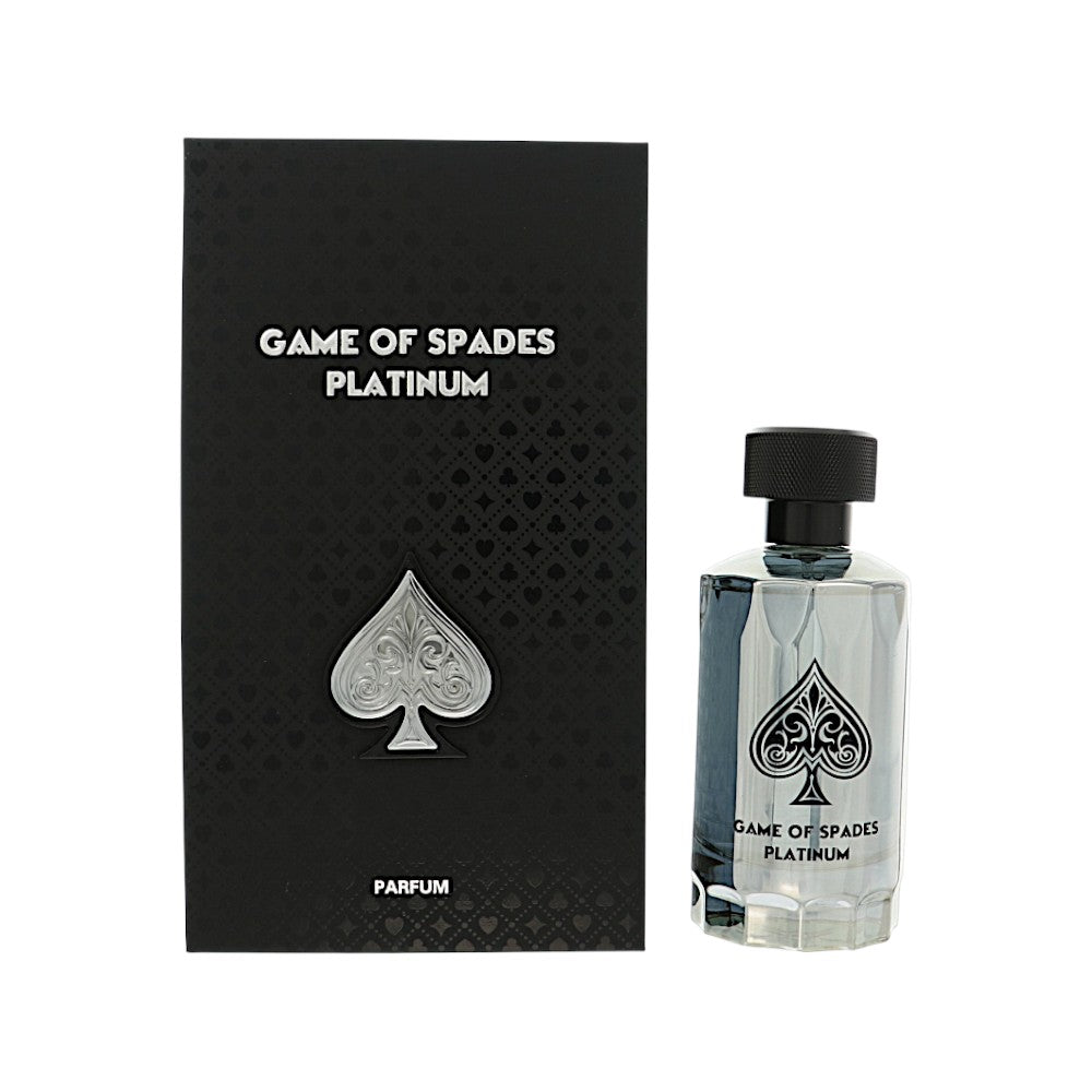 Jo Milano Game Of Spades Platinum Parfum for Men â€” 3.4 oz