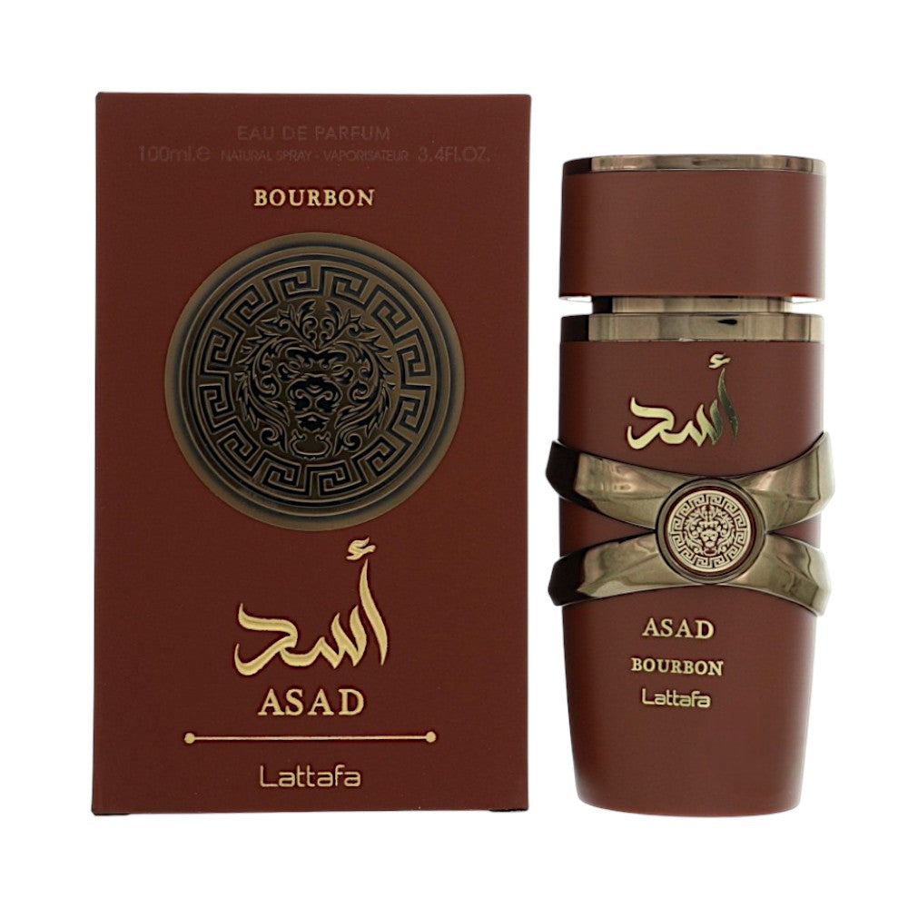 Lattafa Asad Bourbon Eau de Parfum for Men â€” 3.4 oz