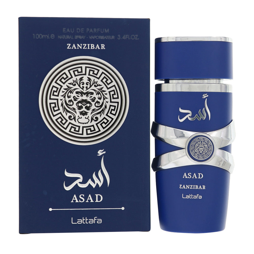 Lattafa Asad Zanzibar Eau de Parfum for Men â€” 3.4 oz