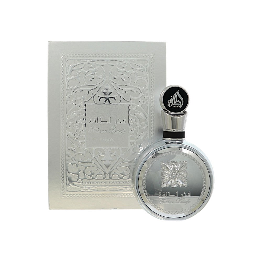 Lattafa Fakhar Platin Eau de Parfum for Men â€” 3.4 oz