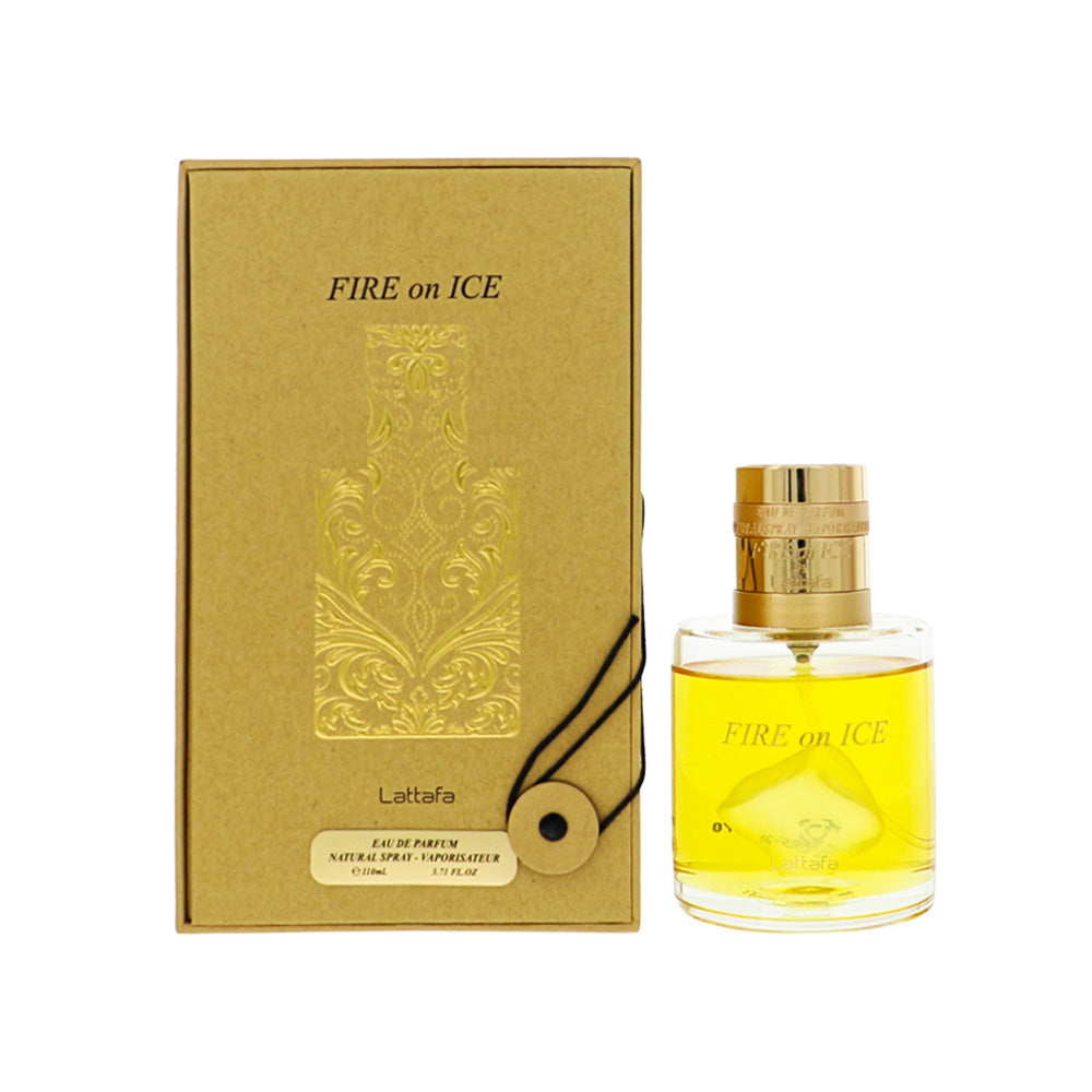 Lattafa Fire On Ice Eau de Parfum for Men â€” 3.71 oz